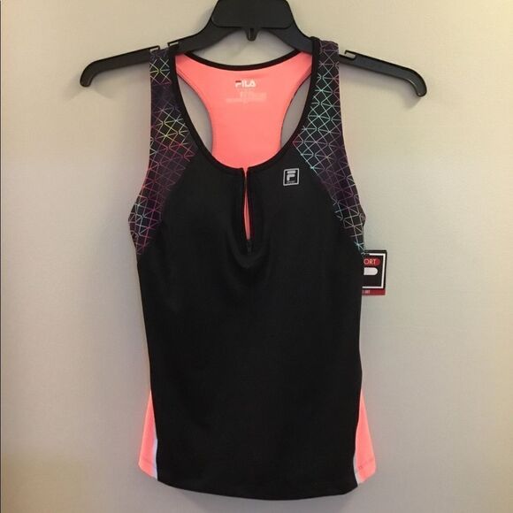 Tru-Dry FILA sport tank with built in bra size S NWT - Picture 2 of 15